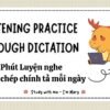 10 Phút Luyện nghe chép chính tả Tiếng Anh (33) |Study with me – Im Mary