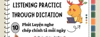 10 Phút Luyện nghe chép chính tả Tiếng Anh (33) |Study with me – Im Mary