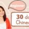 Beginners 30-day Chinese program(big material package) Enjoy your FUN and EFFECTIVE Chinese study