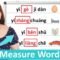Explain why MEASURE WORD in Chinese and HOW to remember them fast !