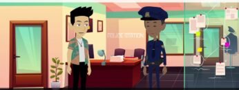 Learn English | At the Police Station | Basic English Dialogue with Subtitles