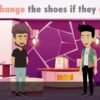 Learn English |  Buying new Shoes | Basic English Dialogue with Subtitles