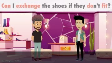 Learn English |  Buying new Shoes | Basic English Dialogue with Subtitles