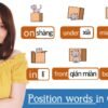 Position words in Chinese, and sentence structure to express position and locations in Chinese