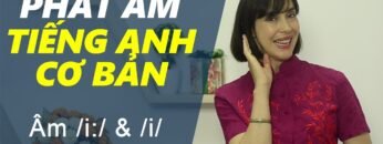 Phát âm tiếng Anh cơ bản – Tập 1: Âm /i:/ & /i/ [Phát âm tiếng Anh chuẩn #1] – Bảng phiên âm IPA