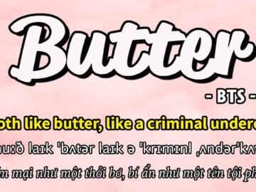 Học tiếng Anh qua bài hát – BUTTER – (Lyrics+Kara+Vietsub) – Thaki English<div class="yasr-vv-stars-title-container"><div class='yasr-stars-title yasr-rater-stars'
                          id='yasr-visitor-votes-readonly-rater-bb9df362fe159'
                          data-rating='0'
                          data-rater-starsize='16'
                          data-rater-postid='4063'
                          data-rater-readonly='true'
                          data-readonly-attribute='true'
                      ></div><span class='yasr-stars-title-average'>0 (0)</span></div>