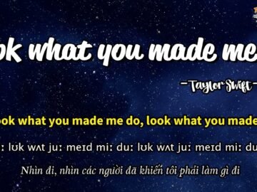 Học tiếng Anh qua bài hát – LOOK WHAT YOU MADE ME DO – (Lyrics+Kara+Vietsub) – Thaki English<div class="yasr-vv-stars-title-container"><div class='yasr-stars-title yasr-rater-stars'
                          id='yasr-visitor-votes-readonly-rater-e595b66624919'
                          data-rating='0'
                          data-rater-starsize='16'
                          data-rater-postid='4169'
                          data-rater-readonly='true'
                          data-readonly-attribute='true'
                      ></div><span class='yasr-stars-title-average'>0 (0)</span></div>