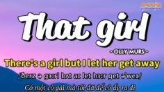 Học tiếng Anh qua bài hát – THAT GIRL – (Lyrics+Kara+Vietsub) – Thaki English