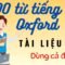 5000 từ vựng tiếng Anh Oxford | The Oxford 5000 vocabulary word list