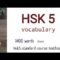 hsk 5 vocabulary complete