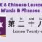 HSK6 Chinese Lesson 28 Words & Phrases, Mandarin Chinese vocabulary for beginners