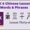 HSK6 Chinese Lesson 38 Words & Phrases, Mandarin Chinese vocabulary for beginners